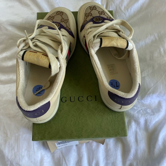Gucci Kids Shoes - Cream and Blue - Picture 2 of 3